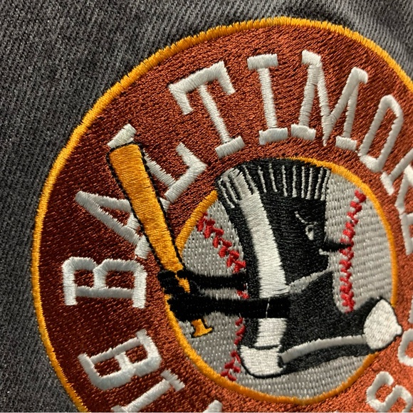 Negro League Baggy Fit Baseball Jeans 44 x 34 Embroidered Patches Black Grey * - Picture 6 of 14